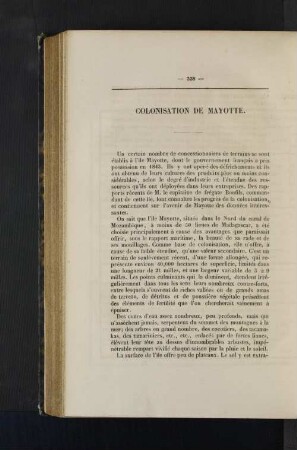 Colonisation De Mayotte.