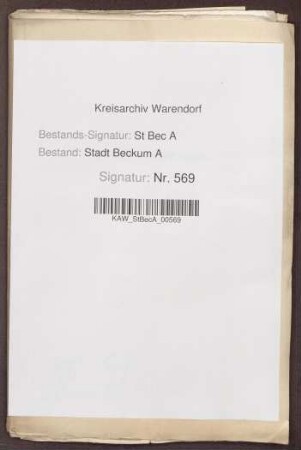 Quittungen des Dr. Wibbert