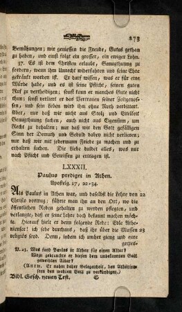 273-280, LXXXII. Paulus prediget ...; LXXXIII. Paulus macht zu ...