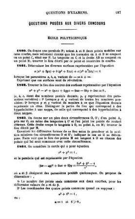Questions D'Examens. Questions Posées aux divers Concours.