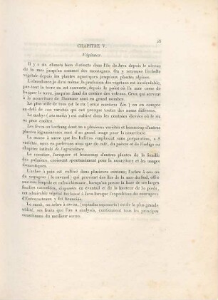 Chapitre V. Végétaux