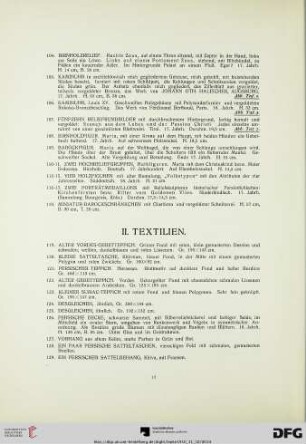 II. Textilien (Nr. 119-153)