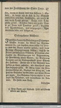 Siebenzehnter Abschnitt