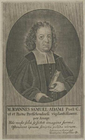 Bildnis des Ioannes Samuel Adami