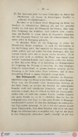 Der Höhepunkt