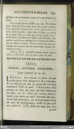 XXXVII. Trente-Septieme Entretien