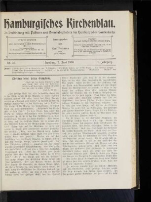 Christus leitet seine Gemeinde