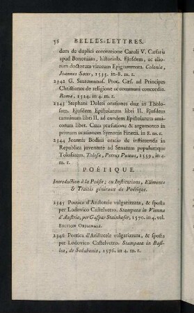 58-71, Introduction à la Poésie; ... Collections & Extraits des Poetes Latins Anciens