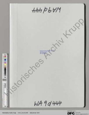 Schriftwechsel zwischen Alfred Krupp und Lamiral (Wien) wegen eines gemeinschaftlichen Patentes. [Regest der Archivalie FAH 2 B 126]