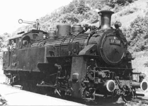 Zahnraddampflokomotive 97 501
