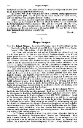 568-576, V. Besprechungen