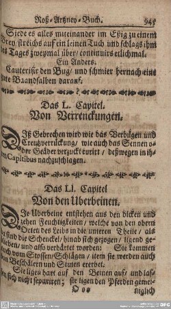 Das L. Capitel. Von Verrenckungen.