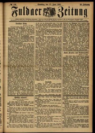 Ausgabe vom Samstag, den 17. Juni 1893.