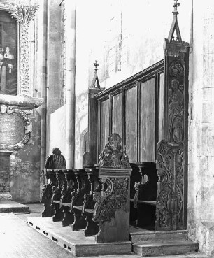 Halle (Saale), Dom, urspr. Dominikaner-Klosterkirche St. Pauli, Chorgestühl