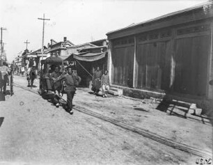 Sänfte : Sänfte in Tianjin