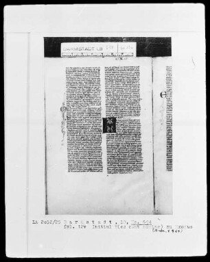 Biblia sacra mit einem altlateinischen Judith-Text — Initiale H(ec sunt nomine), Folio 12verso
