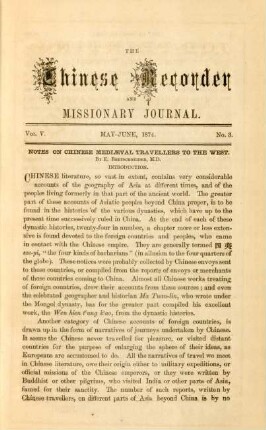 No. 3. May - June, 1874