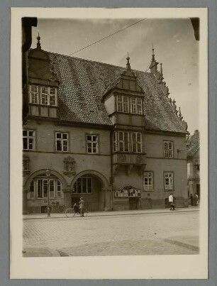 Celle. Ansicht des ab dem 13. Jh errichteten Rathauses (heute Altes Rathaus)