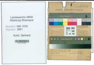 Entnazifizierung Gerhard Koch , geb. 26.02.1902 (Lokfuehrer)