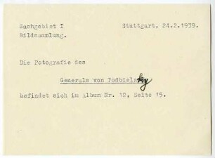 Podbielski, von