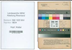 Entnazifizierung Walter Hopf , geb. 22.08.1912 (Reisender)