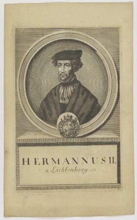 Bildnis des Hermannus II. a Lichtenberg
