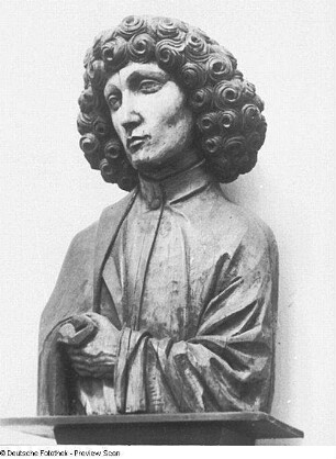 Johannes der Evangelist : Johannes der Evangelist. Holz, geschnitzt. Bautzen: Stadtmuseum Bautzen