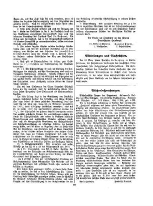 Mitteilungen und Nachrichten