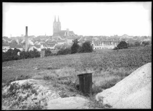 Oschatz. Blick auf Stadt und St. Aegidien