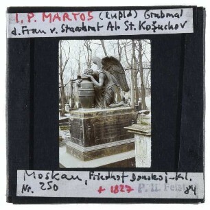 Moskau, Donskoj-Kloster,Moskau, Donskoj-Kloster, Alter Donskoj-Friedhof,Moskau, Martos, Grabmal der Anna Petrovna Kozhukhova