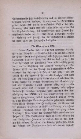 Die Einung von 1378.