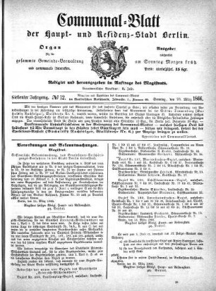 1866,12: No. 12, 25. März 1866