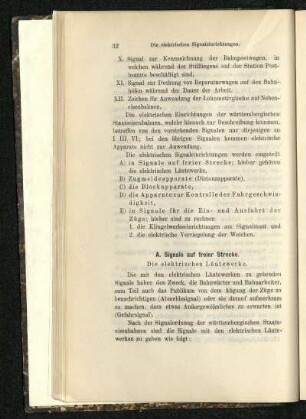 A. Signale auf freier Strecke
