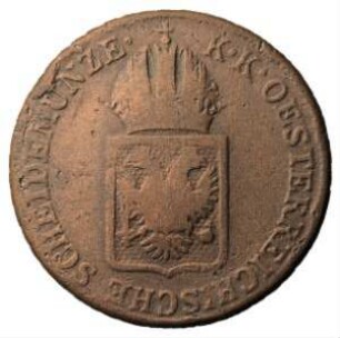 Fundmünze, 1/2 Kreuzer, 1816