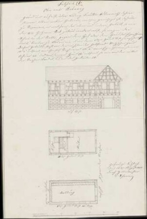 Krautter, Ludwig, Wirt Vergrößerung und Neuaufbau des Nebengebäudes
