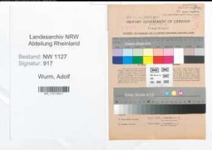Entnazifizierung Adolf Wurm , geb. 04.06.1908 (Hauderer)