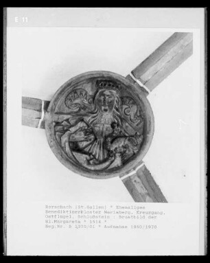 Brustbild der Heiligen Margareta