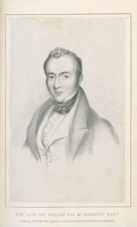 The Late Sir William Hay Mc. Naghten Bart.
