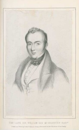 The Late Sir William Hay Mc. Naghten Bart.