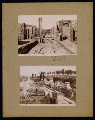 Pompeji: Straße von Stabiae und Gräberstraße