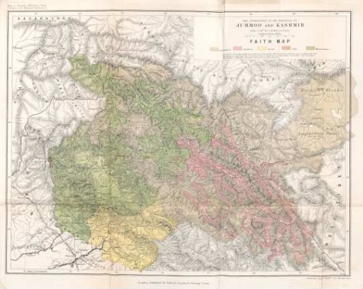Jummoo and Kashmir faith map