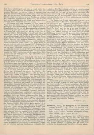 236-238 [Rezension] Drummond, Henry, Das Naturgesetz in der Geisteswelt