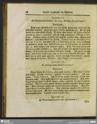Quaestio 72. An Adelingi omnes fuerunt procercs?