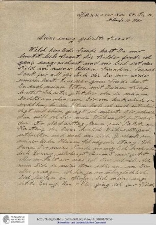 Brief vom 24.12.1903