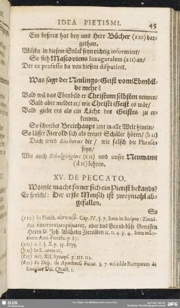 XV. De Peccato