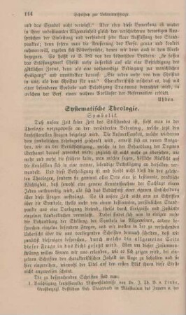 114-161 Systematsiche Theologie