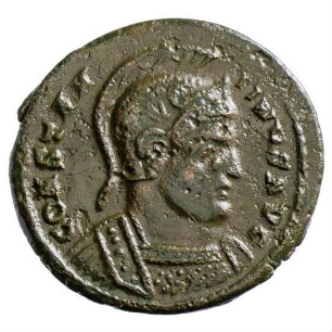 Münze, Follis, Aes 3, 321 n. Chr.