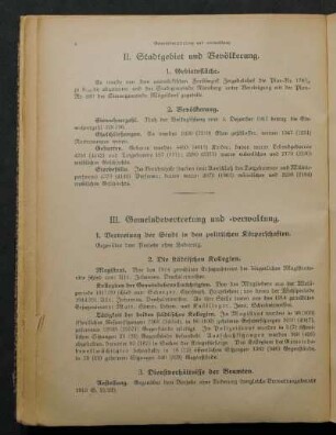 II. Stadtgebiet und Bevölkerung.