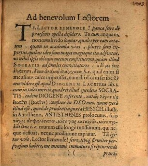 Dissertationes Politicae De Academicis Omnium Facultatum Professoribus Atque Studiosis