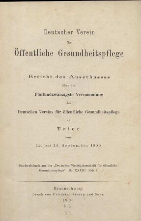 25: Trier vom 12. bis 14. September 1900